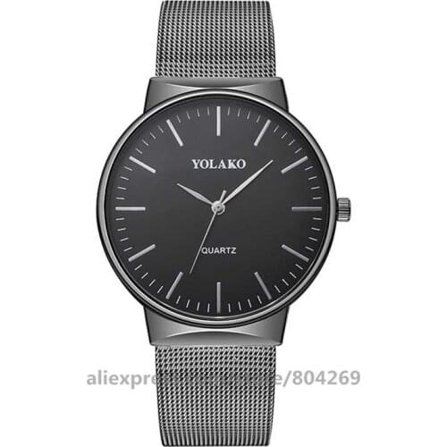 YOLAKO Hot Wholesale Women Dress Watch Luxury Alloy Sport Quartz Wristwatch Popular Women Lady Dress Watches 919865