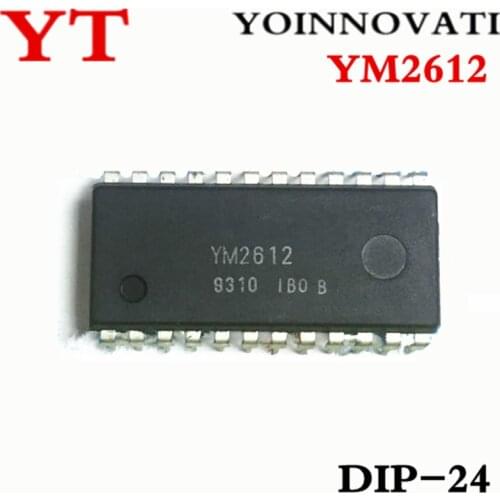 10pcs/lot YM2612 2612 DIP-24 IC
