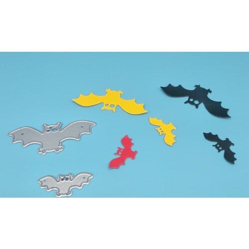 2 Halloween bat metal cutting knife molds, scrapbooks, photo albums, greeting cards, DIY decoration, handmade art