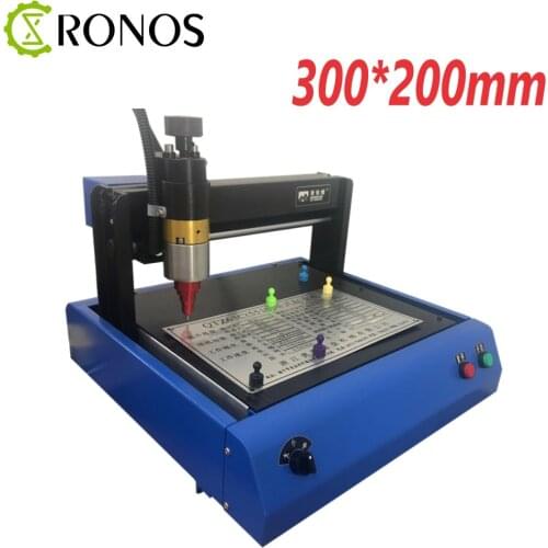 3020 Stainless Steel Metal Printer Nameplate Cutting Plotter Code Electric Marking Engraving Machine 400W Coding Machine