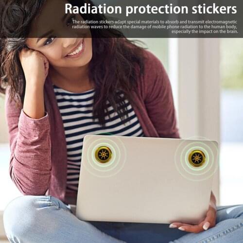6Pcs/lot Shield Sticker Mobile Phone Sticker Anti Radiation Protection From EMF Fusion Excel Anti-Radiation For Huawei/Xiaomi