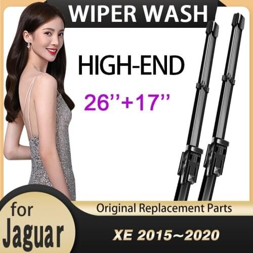 Car Wiper Blade for Jaguar XE 2015~2020 2016 2017 2018 2019 Front Window Windshield Windscreen Wipers Car Accessories