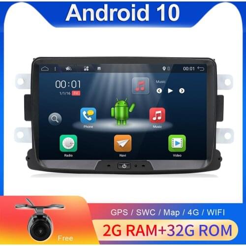 1 din Car Multimedia Player Android 10 Car Radio Stereo Audio For Duster/Logan/Dacia/Sandero/Captur/Lada/Xray 2/Logan GPS Navi