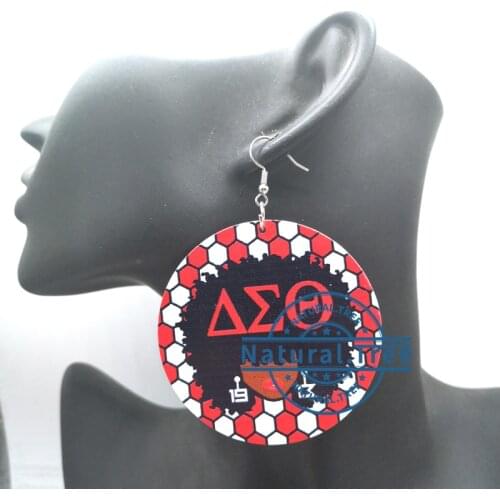 Free Shipping!DST wooden earrings