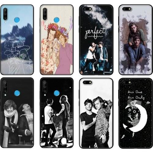 Black tpu Case For Huawei Honor 20 Lite 10 10i 20S 30S 30 Case Honor 7A 5.45 7s 7C 5.7 Case Cover Larry Stylinson