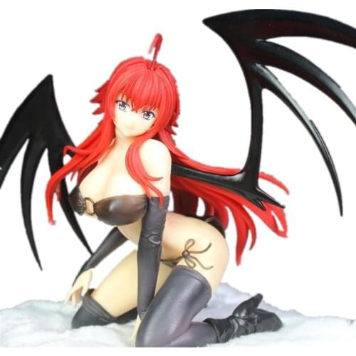 High School Dxd Rias Gremory Anime Soft Breast 15cm Pvc Action Figure Model Toy Sexy Girl Boy Gift Japanese