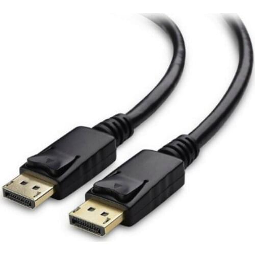 Elistooop Displayport Cable DP to DP Cable Computer TV Adapter Display port Connector for PC Macbook HDTV Projector