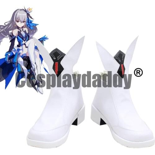 Honkai Impact 3rd St. Freya Highschool Remodelled Bunny 19c Bronya Zaychik Herrscher of Reason HoR Ver. Cosplay Shoes Boots X002