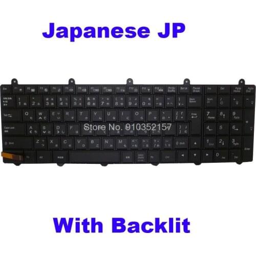 JA JP Backlit Keyboard For CLEVO P170EM V132150AJ1 6-80-P2700-210-3 Japanese JP P150EM P150SM P270WM P270WM3 P370EM3 P570WM3
