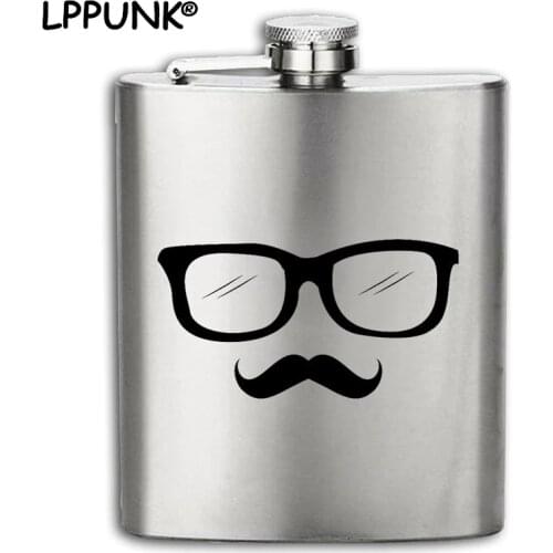 Customized New arrival bpa free 7oz whisky Imprint vodka flagon cccp Stainless steel alcohol liquor hip flask fathers day gift