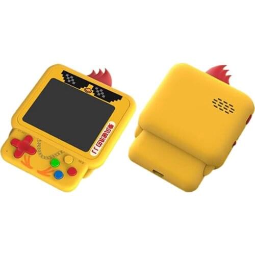 W1 Mini Backpack Pendant Game Console 99 in One Cute Little Chicken Handheld Game Console Suitable for RPG/ACT/AVG, Etc