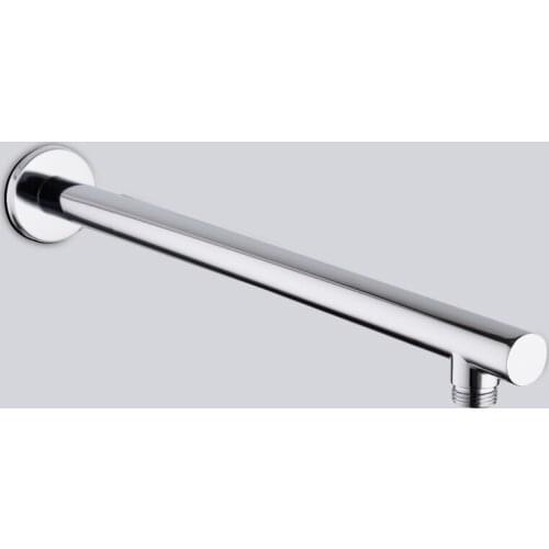 New Chrome Wall Mounted Shower Arm Bathroom Shower Head Bracket Bar Shower Head Fixed Pipe Shower Head Holder