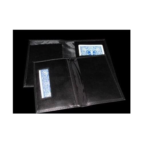 New Insurance Wallet (Card Into Wallet) Close Up Magic Tricks Magic Wallet Comedy Street Gimmick Magic Props Illusion