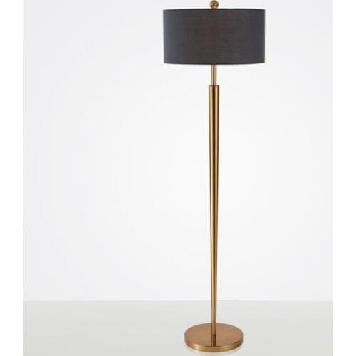 Postmodern living room floor lamp light luxury fabric simple study designer nordic bedroom bedside lamp