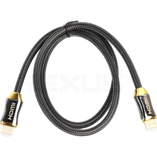 Gold-plated head 1M3M5M10M zinc alloy with braided network HDMI cable support 4K version 2.0