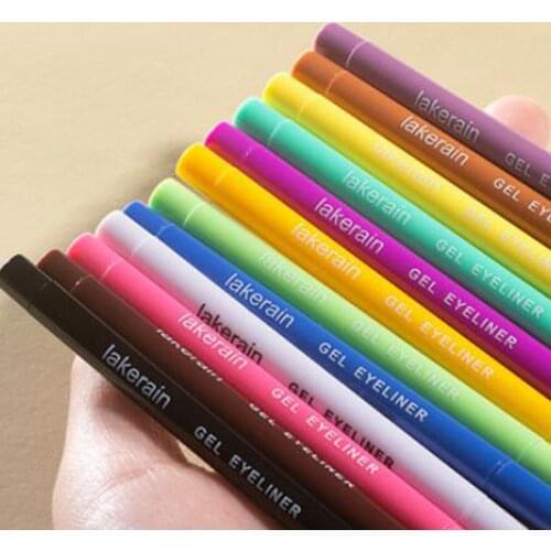 Professional Color Matte Eyeliner Eye Liner Makeup Eyeshadow Pencil Pen Set