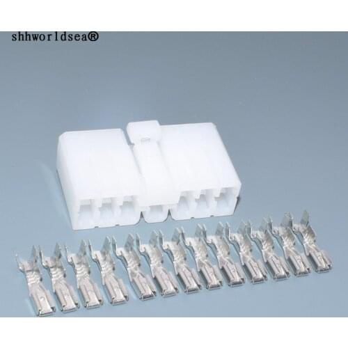 Worldgolden 13 Pin 2.3mm plastic parts car connector car audio socket with terminal DJ7131-3-21 13P