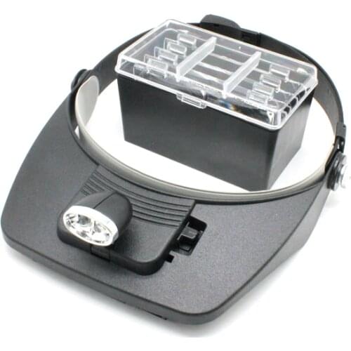 Jewelry Magnifying Glasses Led Light Lamp Head Loupe For Jeweler Repairing