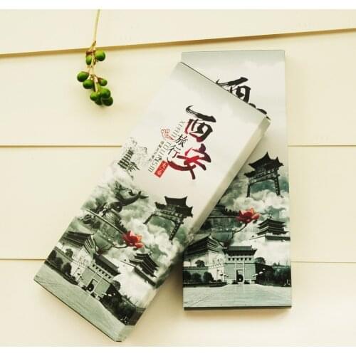 1pcs Xi'an bookmark 30 sheets Xi'an tourist souvenirs Paper goods Literature and art Small fresh bookmarks Send student gifts