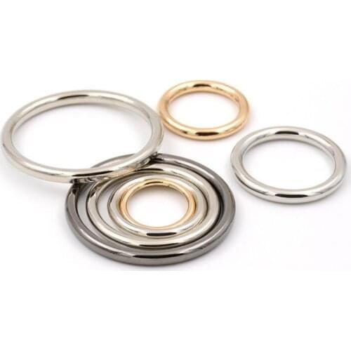 2018 Metal ring buckle belt strap accessories clothing shoes bags metal ring round circle buckle 10pcs