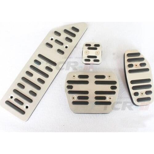 DEE High Quality Non-slip accelerator/gas/fuel brake foot rest AT pedal pads for Nissan X-TRAIL 2013 2014 2015 Car stickers pad