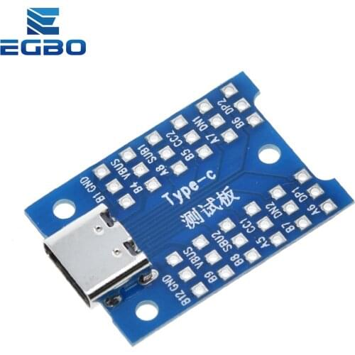 EGBO 1pcs The new usb interface usb type-c test charging board diy for ardunio