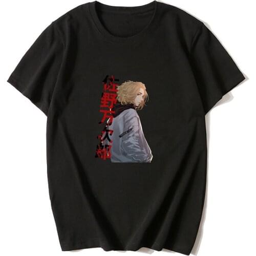 Tokyo Avengers T Shirt Custom logo T-Shirt Women Men Cartoon Anime Harajuku Short Sleeve Tops Dropshipping Summer