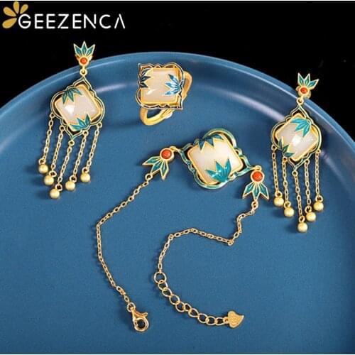 Ювелирные наборы GEEZENCA China At AliExpress