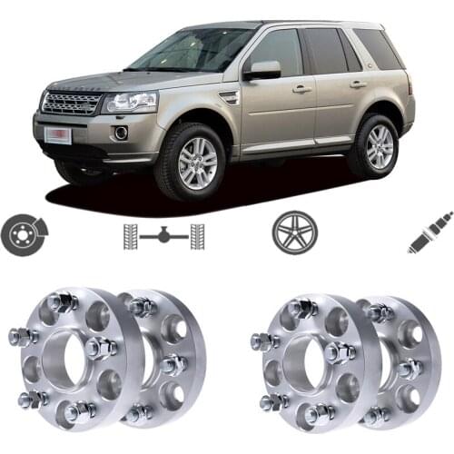 Teeze 4pcs 5X108 63.4CB 25mm Thick Hubcenteric Wheel Spacer Adapters For Land Rover Freelander 2/Evoque