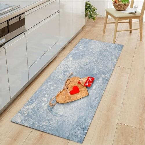Heart Shape Kitchen Mat Carpets Sweet Home Anti-Slip Door Mat Rug Door Mats Outdoor Rugs And Carpets For Home Living Room