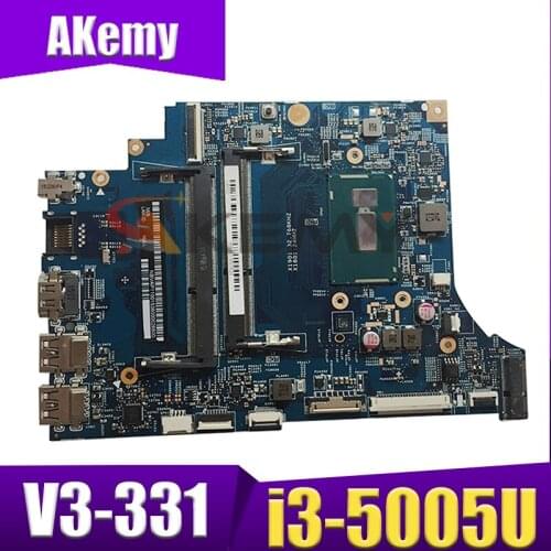 Akemy laptop Motherboard For ACER Aspire V3-331 i3-5005U Mainboard 13334-1 SR244 DDR3