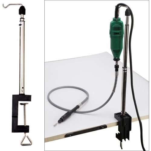 Mini Electric Grinder Bracket Retractable Hanging For Flexible Shaft Extension Tool