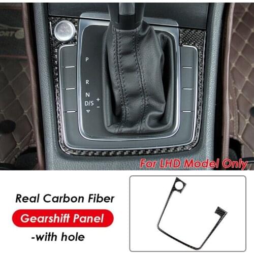 Car Console Gear Shift Box Panel Cover Trim Sticker for Golf 7 MK7 2013-2017