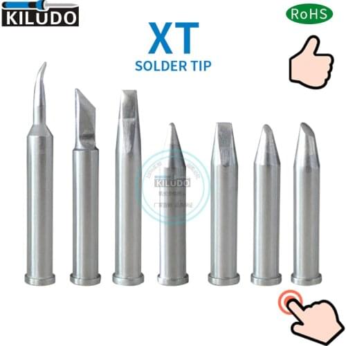KILUDO 2pcs XT series Soldering Iron Tip Lead-free Solder Welding Head for weller WSD121 WXP 120/ WP 120 Solderin