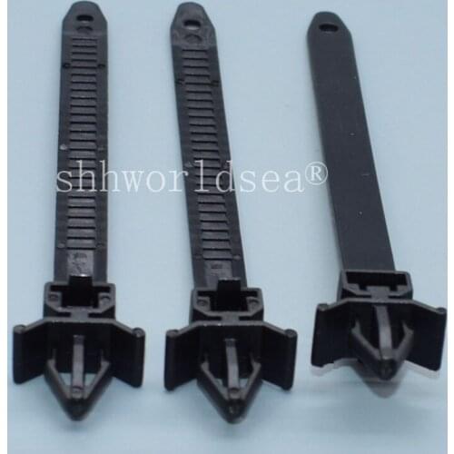 Shhworldsea 100PCS Releasable Cable Strap For Mazda 9928-90-753 Auto Plastic Fasteners Automotive Clips Car Plastic Clip Lock