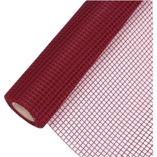 Width 19'' Korean Style Square Mesh Florist Flower Floral Outer Bouquet Packaging Materials