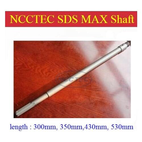 [SDS MAX] 430mm 17.2'' long NCCTEC connection shaft NCP430SDSMAX for wall core drill bits | FREE shipping with FREE gift