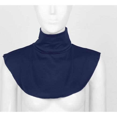 Women Universal Fake Shirt Collar Detachable Half Blouse Top False Neck Collar Fashion Faux Turtleneck Cover Dickey Neck Warmer