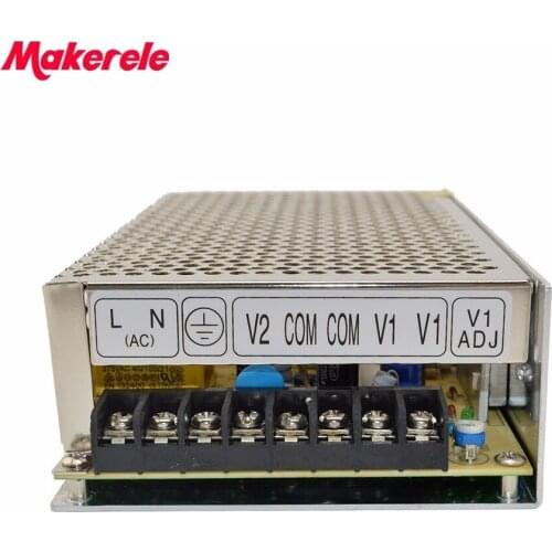 15V -15V 120w dual output switching model power supply AC TO DC 4A 4A type can be customized low price well quality D-120F15