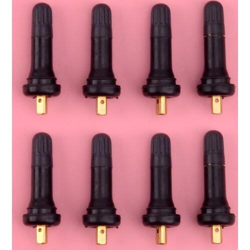 2 Sets TPMS Tyre Pressure Sensor Rubber Valve Stem Fit for Ford Cadillac Chevy GMC Buick Hummer Hyundai Pontiac Saab Saturn