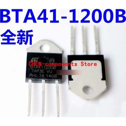 5pcs brand new BTA411200B BTA41-1200B TO-3P Triac