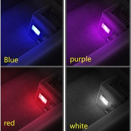 1pcs Car-Styling USB Atmosphere LED Light Car Accessories for Cadillac XTS SRX ATS CTS/Renault Koleos Fluenec Latitude