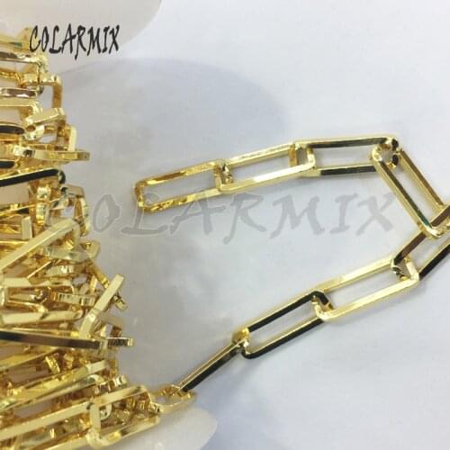 5 meters Big link chain accessories Link necklace accessories mix not fade color chain accessories for jewelry making 51031