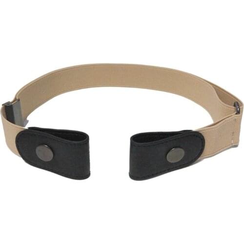 89x3.5cm Lazy Buckle-Free Elastic Waist Belt Stretchy Women Men Unisex Jeans Pants Dress Waistband Invisible Adjustable No 28GD