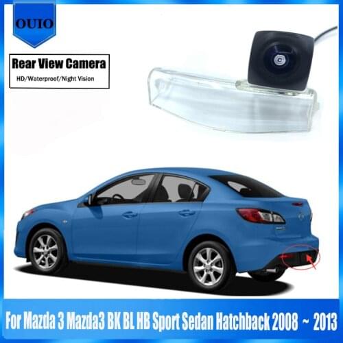 Rear View Camera For Mazda 3 Mazda3 BK BL HB Sport Sedan Hatchback 2008 2009 2010 2011 2012 2013 Reverse BackUp Parking Camera