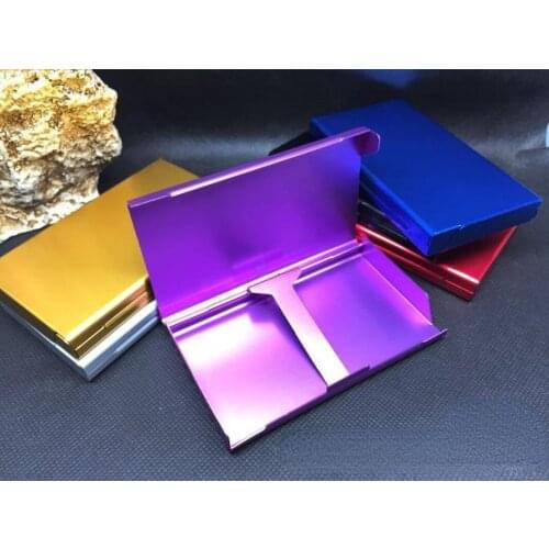 Metal Smoking Cigarettes Box Aluminum Cigarette Case Tobacco Case Cigar Holder Pocket Box Storage Container Gift Box for Women
