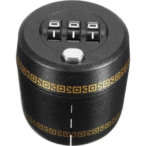 New 4.5*4.5cm Wine Bottle Lock Secret For Wine Stopper Bottle Cap With Password Bar Wine Accessories Creative Gifts Black