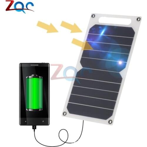 New USB Ports 5V Solar Panel Charger 10W Portable Ultra Thin Solar Panel for 6s/6/Plus Galaxy S6 Smart Phone Solar Charger Panel