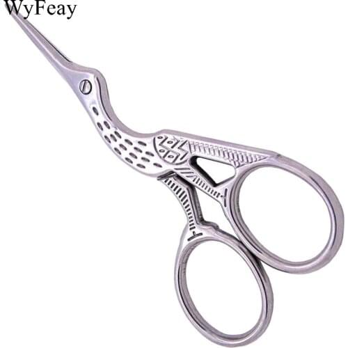 1Pcs/Lot Innovative Groceries Retro Scissors Titanize Handicraft Antique Stainless Steel Home Tool Scrap Booking Sewing Scissor