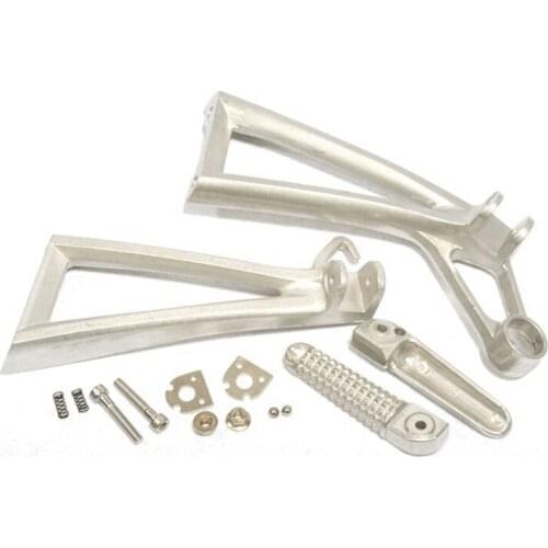 Motorcycle Footrests Rear Foot Pegs Pedals Rest Footrests For Yamaha R6 R6S 2003 2004 2005